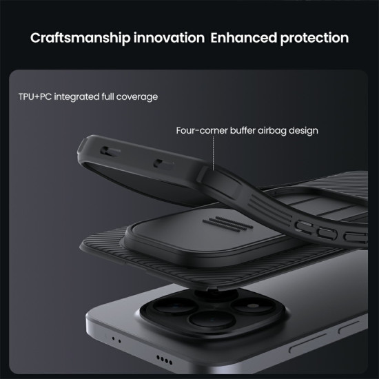 NILLKIN Camshield Pro Series for Xiaomi Redmi Note 15 Pro 5G (Global) Case PC + TPU Slide Camera Lid Phone Cover XIAOMI Cases Mobile