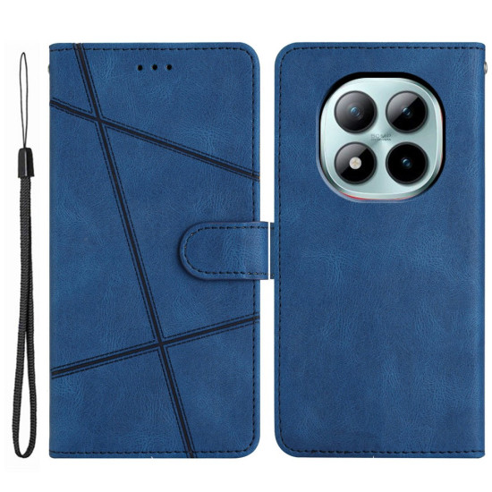 Θήκη Πορτοφόλι με Βάση Στήριξης για Xiaomi Redmi Note 15 Pro+ 5G (Global) / Poco M8 Pro 5G - Μπλε XIAOMI Θήκες Κινητών