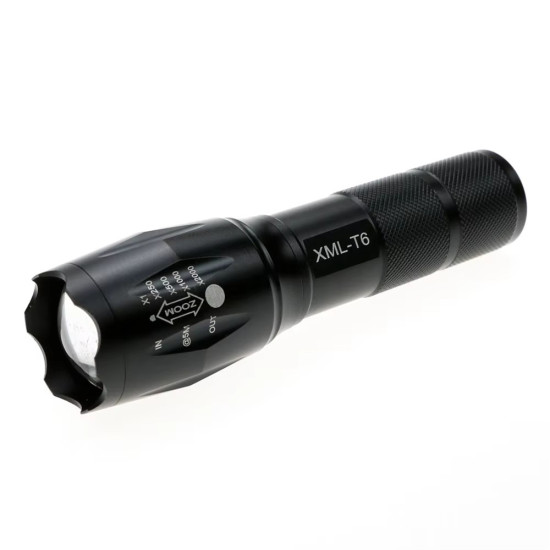 ULTRAFIRE A100 USB Rechargeable Flashlight 5 Modes Adjustable Focus Waterproof T6 LED Torch. with EU Plug Charger Gadgets - Toys - Hobby