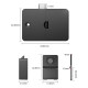 F079 No-Drill Smart NFC Drawer Lock Built-in IC Card Swipe Sensor Lock for Sauna Wardrobe - Black Gadgets - Toys - Hobby