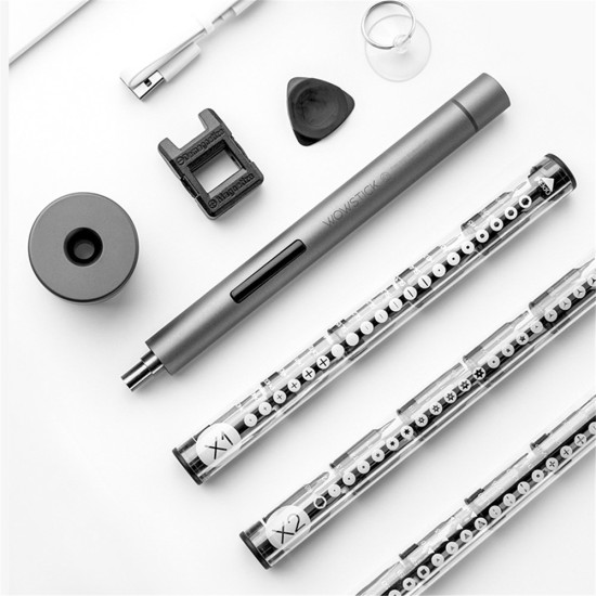 XIAOMI YOUPIN Wowstick 1F+ Electric Screwdriver with 56 Bits/3 LED Lights Small Portable Cordless Power Screwdriver Repair Tools