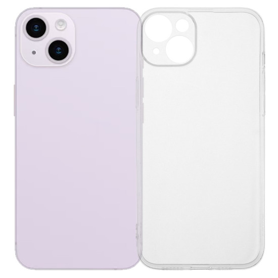 Θήκη Σιλικόνης TPU 1.2mm για iPhone 15 Plus - Διάφανο Apple Θήκες Κινητών