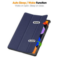 For Lenovo Tab K11 Gen 2 / Idea Tab / Xiaoxin Pad 11 2025 Case Anti-Drop Leather Stand Tablet Cover - Blue