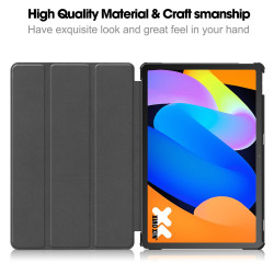 For Lenovo Tab K11 Gen 2 / Idea Tab / Xiaoxin Pad 11 2025 Case Anti-Drop Leather Stand Tablet Cover - Blackish Green