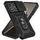 For Xiaomi 15T Case PC + TPU Phone Cover with Lens Protection Kickstand - Black XIAOMI Cases Mobile