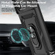 For Xiaomi 15T Case PC + TPU Phone Cover with Lens Protection Kickstand - Black XIAOMI Cases Mobile