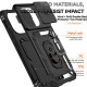 For Xiaomi 15T Case PC + TPU Phone Cover with Lens Protection Kickstand - Black XIAOMI Cases Mobile