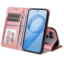For Xiaomi Redmi K90 Pro Max 5G / Poco F8 Ultra Case Wallet PU Leather Folio Flip Phone Cover - Pink