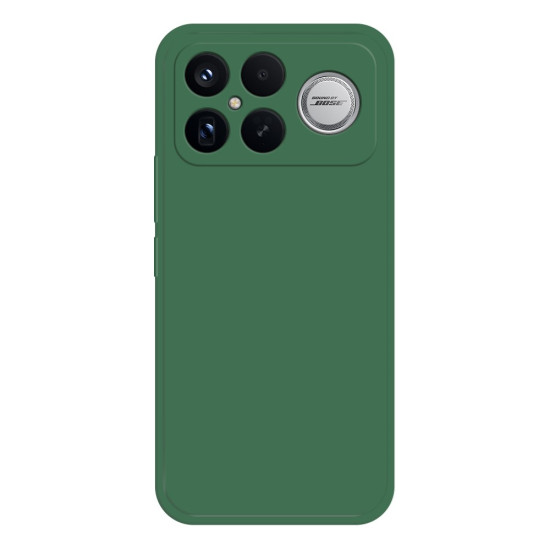 For Xiaomi Redmi K90 Pro Max 5G  /  Poco F8 Ultra TPU Case Straight Edge Protection Phone Cover - Midnight Green XIAOMI Cases Mobile
