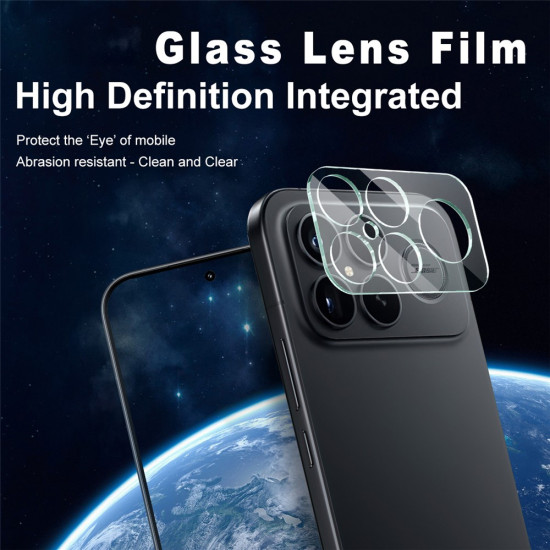 IMAK For Xiaomi Redmi K90 Pro Max 5G / Poco F8 Ultra Tempered Glass Camera Lens Protector + Acrylic Lens Cap XIAOMI Screen Protectors