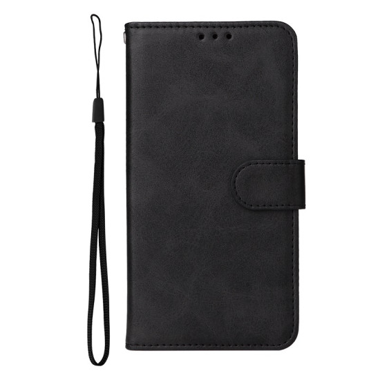 For OnePlus 15 5G Case Wallet PU Leather Folio Flip Phone Cover - Black OnePlus Mobile Cases