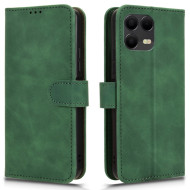 For T-Mobile Revvl 8 Pro  /  T Phone 3 Pro Leather Case Skin Feel Anti Drop Wallet Flip Phone Cover - Green