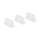EWB9372 Τρία Τεμάχια Αντισκονικά Εξαρτήματα από Σιλικόνη για Θύρες Type-C - Λευκό Εργαλεία Επισκευής
