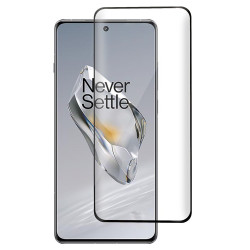 For OnePlus 12 5G Full Coverage Silk Printing Tempered Glass Screen Protector Full Glue. Support Fingerprint Unlock
