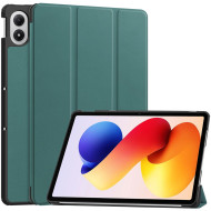 For Xiaomi Redmi Pad 2 Pro Case Anti-Drop Leather Stand Tablet Cover - Blackish Green