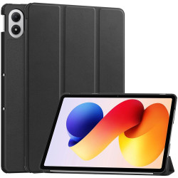 For Xiaomi Redmi Pad 2 Pro Case Anti-Drop Leather Stand Tablet Cover - Black