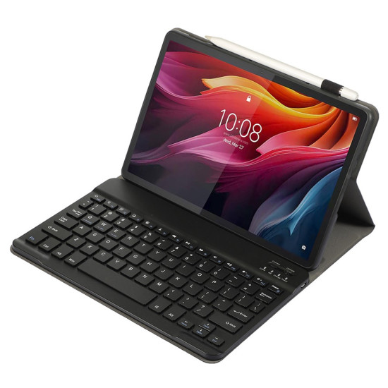 AM27 For Lenovo Tab K11 Plus Leather+TPU Tablet Cover with Bluetooth-compatible Keyboard Lenovo Cases Mobile Tablet