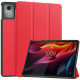 For Lenovo Tab K11 Plus Shockproof Case Leather Stand Tablet Cover - Red Lenovo Cases Mobile Tablet