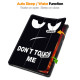 Θήκη Βιβλίο Tri-Fold με Βάση Στήριξης για Lenovo Tab K11 Plus - Don't Touch Me Lenovo Θήκες Tablet