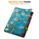 For Lenovo Tab K11 Plus Case Pattern Print Leather Tablet Cover with Stand - Apricot Blossom Lenovo Cases Mobile Tablet