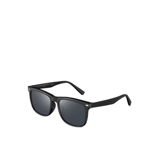 Xiaomi Ανδρικά Γυαλιά Ηλίου με Μαύρο Κοκκάλινο Σκελετό και Μαύρο Φακό BHR8025GL Gadgets - Παιχνίδια - Hobby