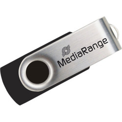 Φλασάκι Flash Drive MediaRange MR1955 256GB Type-C 3.2 - Μαύρο / Ασημί