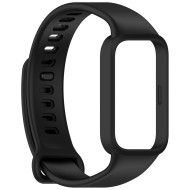 Λουράκι Σιλικόνης για Xiaomi Smart Band 9 Active / Redmi Band 3 Smartwatch - Μαύρο