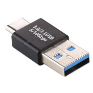 Αντάπτορας από Αλουμίνιου USB 3.1 Type C Male σε USB 3.0 Male -  Μαύρο