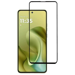 Σκληρυμένο Γυαλί (Tempered Glass) Προστασίας Οθόνης Πλήρης Κάλυψης για Motorola Moto G86 Power 5G / G86 5G - Μαύρο