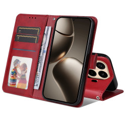 Θήκη Πορτοφόλι με Βάση Στήριξης για Xiaomi 15T Pro - Κόκκινο Θήκη Πορτοφόλι με Βάση Στήριξης για Xiaomi 15T Pro - Κόκκινο