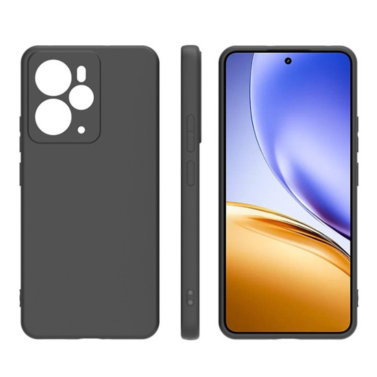 Θήκη Σιλικόνης TPU Ματ για Realme 14 5G - Μαύρο Oppo Realme Θήκες Κινητών