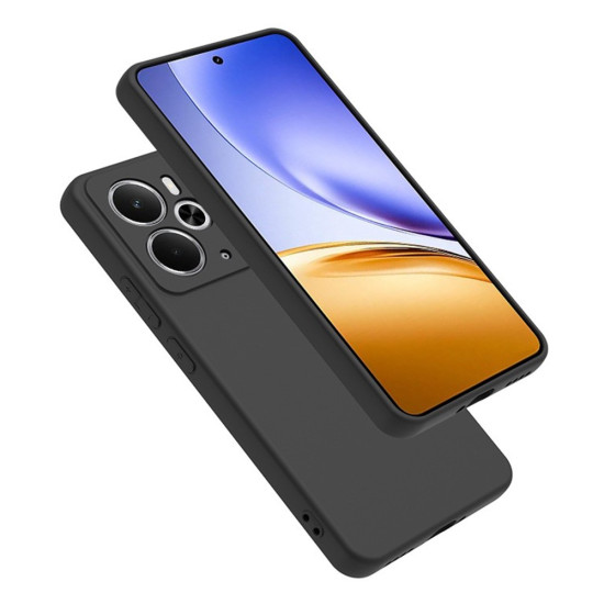 Θήκη Σιλικόνης TPU Ματ για Realme 14 5G - Μαύρο Oppo Realme Θήκες Κινητών