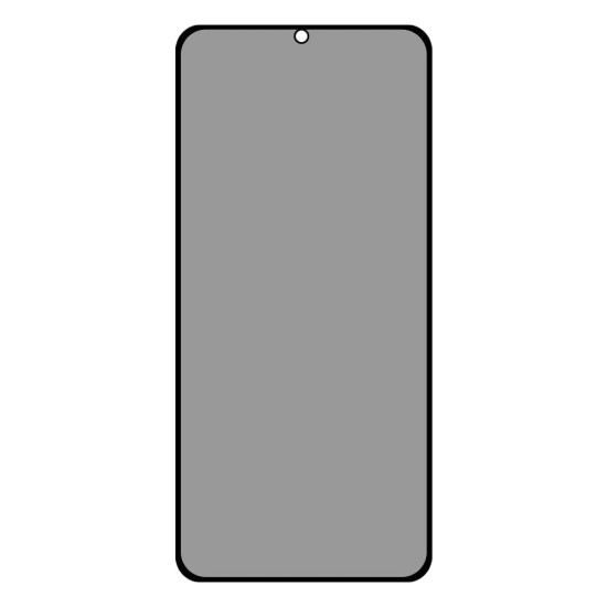 Anti-Spy  Σκληρυμένο Γυαλί (Tempered Glass) Προστασίας Οθόνης Πλήρης Κάλυψης για Xiaomi Poco M7 Pro 5G - Φιμέ XIAOMI Προστατευτικά οθόνης