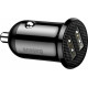 Baseus Car Charger Grain Pro Dual USB 4.8A - Black (CCALLP-01) Cables Adapters & Chargers  Baseus Car Charger Grain Pro Dual USB 4.8A - Black (CCALLP-01) Cables Adapters & Chargers