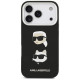 Karl Lagerfeld K&C Heads Logo Back Case for iPhone 17 Pro - Black (KLHCP17LPSFDHPOK) Apple Cases Mobile