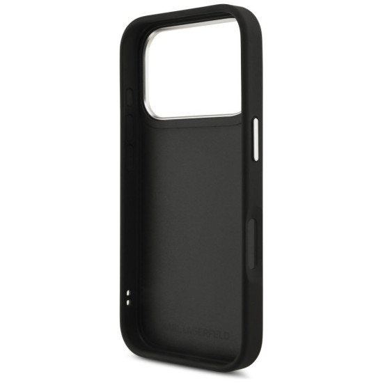 Karl Lagerfeld K&C Heads Logo Back Case for iPhone 17 Pro - Black (KLHCP17LPSFDHPOK) Apple Cases Mobile