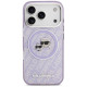Karl Lagerfeld IML Glitter K&C Heads Logo Magsafe Back Case for iPhone 17 Pro - Purlpe (KLHMP17LHMKBKCHOU) Apple Cases Mobile