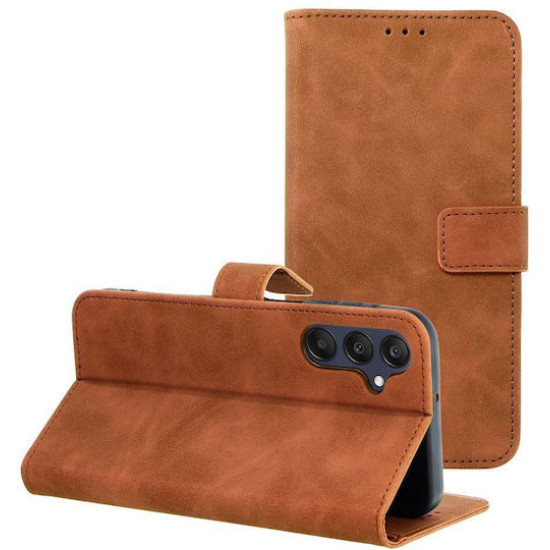 Tender Wallet Stand Case for Samsung Galaxy S25 FE - Brown Samsung Cases Mobile