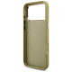 Guess Big Metal Logo 4G Fixed Glitter Case for iPhone 17 Pro - Gold (GUHCP17XHG4SGCD) Apple Cases Mobile