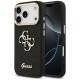 Guess Big Metal Logo 4G Fixed Glitter Case for iPhone 17 Pro - Black (GUHCP17LHG4SGCK) Apple Cases Mobile