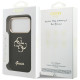 Guess Big Metal Logo 4G Fixed Glitter Case for iPhone 17 Pro - Black (GUHCP17LHG4SGCK) Apple Cases Mobile