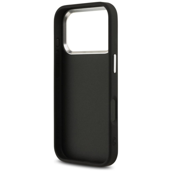 Guess Big Metal Logo 4G Case for iPhone 17 Pro - Black (GUHCP17LP4G4SMCK) Apple Cases Mobile