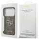 Guess Big Metal Logo 4G Case for iPhone 17 Pro - Brown (GUHCP17LP4G4SMCW) Apple Cases Mobile