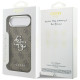 Guess Big Metal Logo 4G Silver Case for iPhone 17 Air - Brown (GUHCP17MP4G4SMCW) Apple Cases Mobile