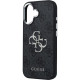Guess Big Metal Logo 4G Silver Case for iPhone 17 - Black (GUHCP17SP4G4SMCK) Apple Cases Mobile