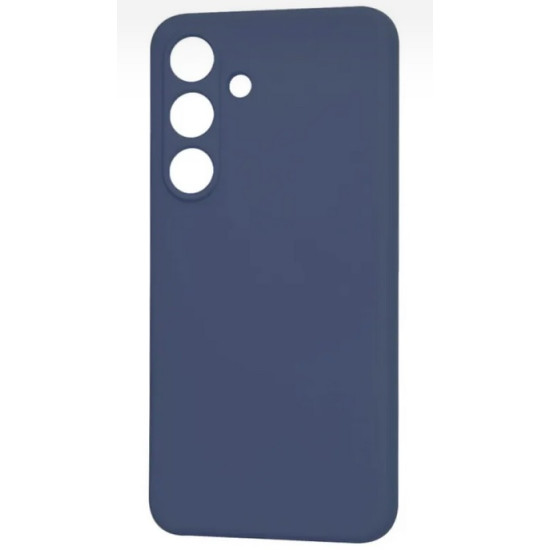 For Samsung Galaxy S25 FE Case Matte Soft Phone Cover - Dark Blue Samsung Cases Mobile