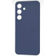 For Samsung Galaxy S25 FE Case Matte Soft Phone Cover - Dark Blue Samsung Cases Mobile