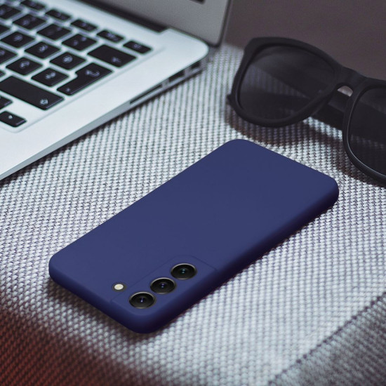 For Samsung Galaxy S25 FE Case Matte Soft Phone Cover - Dark Blue Samsung Cases Mobile