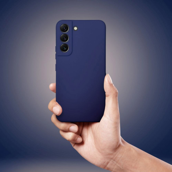 For Samsung Galaxy S25 FE Case Matte Soft Phone Cover - Dark Blue Samsung Cases Mobile