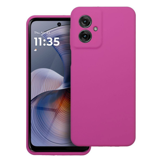 Case Silicone Phone Cover 2mm for Motorola Moto G55 5G - Pink Motorola Cases Mobile